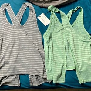 Zyia split back tanks